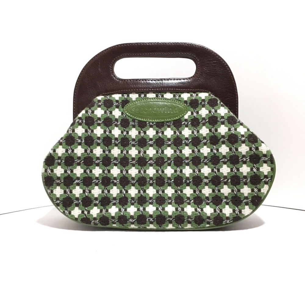 Leather and Wool Bermuda Bag From SECONDWIND